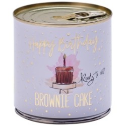 CAN Torta, Happy Birthday -bijela, Brownie picture
