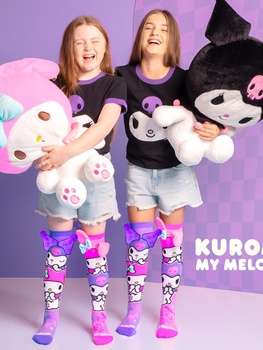 Čarape 3D KUROMI & MY MELODY, 6-99