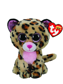 Pliš BBoos LIVVIE - smeđi/roza leopard, reg