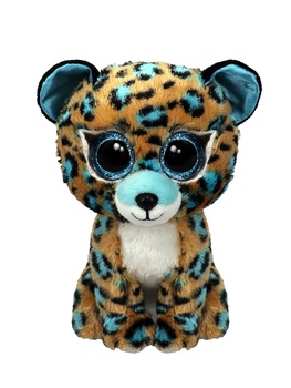 Pliš COBALT - plavi leopard, reg