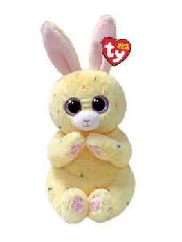 Pliš Bellies CREAM - žuti zec, 15 cm
