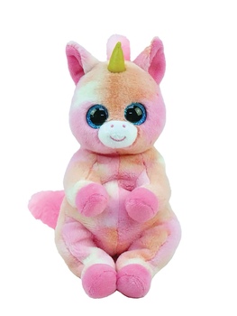 Pliš Bellies SKYLAR - roza jednorog, 24 cm