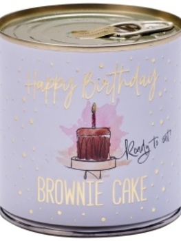 CAN Torta, Happy Birthday -bijela, Brownie